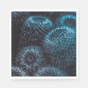 Serviette En Papier Cactus foncé