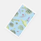 Serviette En Papier Cactus Motif 10 (Coin)