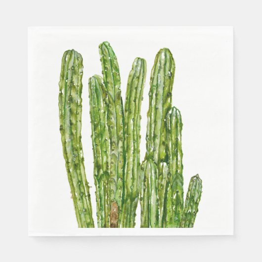 Serviette En Papier Cactus Napkin (Devant)