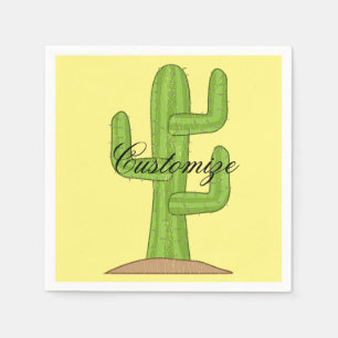 Serviette En Papier Cactus Thunder_Cove de Saguaro