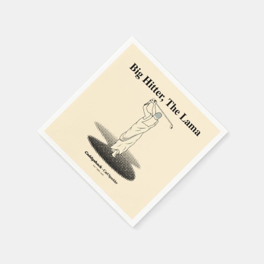 Serviette En Papier Caddyshack | Big Hitter, Le Lama (Coin)