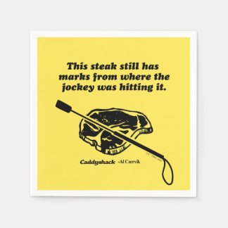 Serviette En Papier Caddyshack | Ce Steak A Encore Des Marques