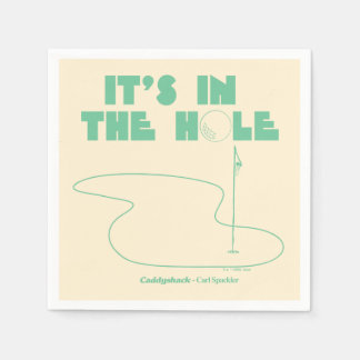 Serviette En Papier Caddyshack | C'est dans le trou