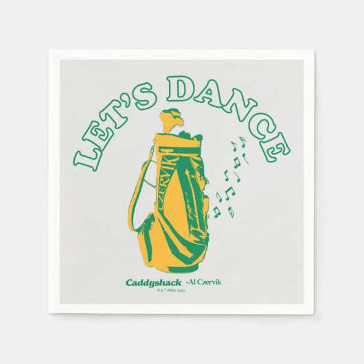 Serviette En Papier Caddyshack | Dansons (Devant)