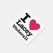 Serviette En Papier Caddyshack | I Love Lacey Underall (Coin)