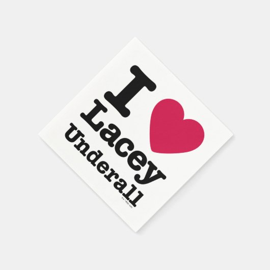 Serviette En Papier Caddyshack | I Love Lacey Underall (Coin)