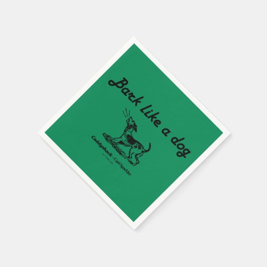 Serviette En Papier Caddyshack | L'écorce Comme Un Chien ! (Coin)