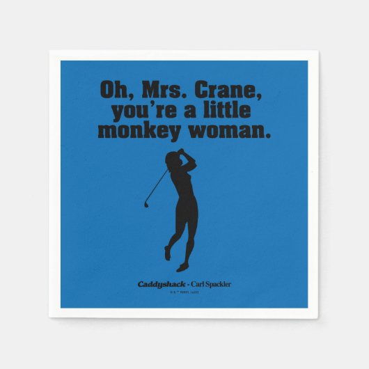 Serviette En Papier Caddyshack | Oh Mme Crane (Devant)
