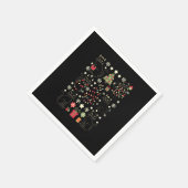 Serviette En Papier Cadeau Amoureux des chats de Noël pour le propriét (Coin)