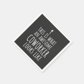 Serviette En Papier Cadeau Coworker, Mug Coworker, Super Coworker (Coin)