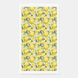 Serviette En Papier Cadeau d'anniversaire Citron et marmite sans fil