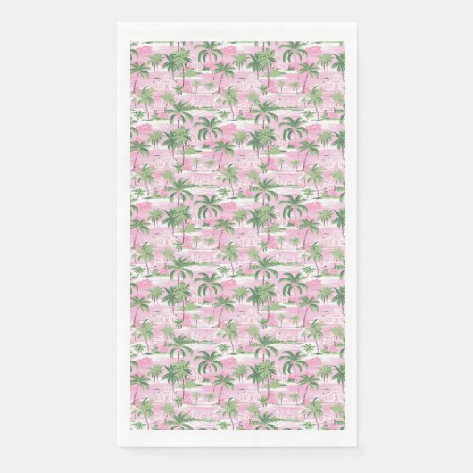 Serviette En Papier Cadeau d'anniversaire | J'adore l'océan (Devant)