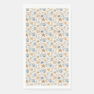 Serviette En Papier Cadeau d'anniversaire La mer enseigne la patienc
