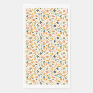 Serviette En Papier Cadeau d'anniversaire La plage est l'endroit où