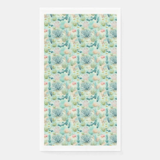 Serviette En Papier Cadeau d'anniversaire | L'eau salée guérit tout (Devant)