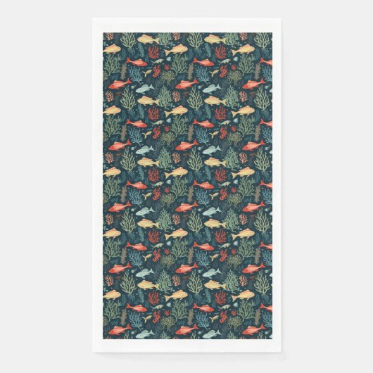 Serviette En Papier Cadeau d'anniversaire | L'océan ne se précipite pa (Devant)