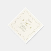 Serviette En Papier Cadeau de bébé pilates fait main (Coin)