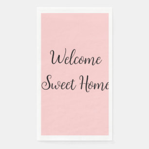 Serviette En Papier Cadeau de bienvenue pour agent immobilier ajoutez