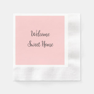 Serviette En Papier Cadeau de bienvenue pour agent immobilier, ajoutez