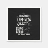 Serviette En Papier Cadeau de chèvre Lover (Devant)