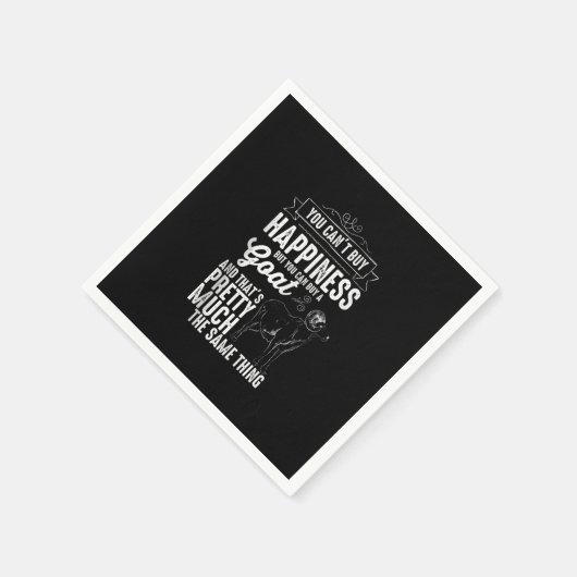 Serviette En Papier Cadeau de chèvre Lover (Coin)