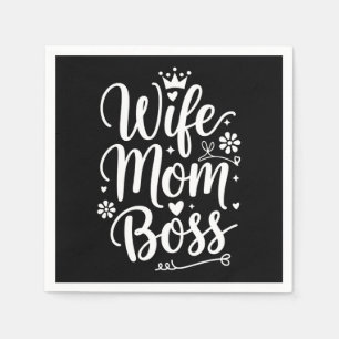 Serviette En Papier Cadeau de fête des mères mignon pour femme maman p