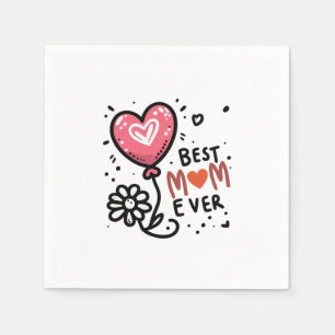 Serviette En Papier Cadeau de la fête des mères Meilleure maman jama