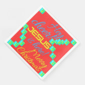 SERVIETTE EN PAPIER CADEAU DE NOËL (Coin)