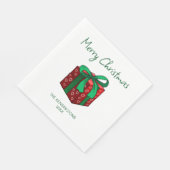 Serviette En Papier Cadeau de Noël (Coin)