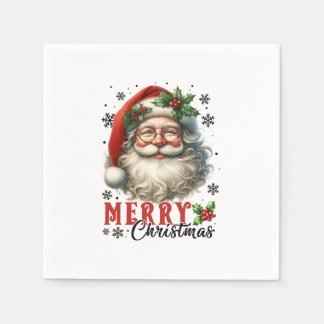 Serviette En Papier Cadeau de Noël Joyeux Noël