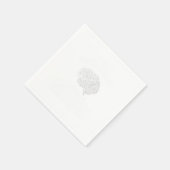 Serviette En Papier Cadeau De Sensibilisation À La Tumeur Cerveau J'Av (Coin)