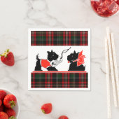 Serviette En Papier Cadeau écossais Terrier Dogs (En situation)
