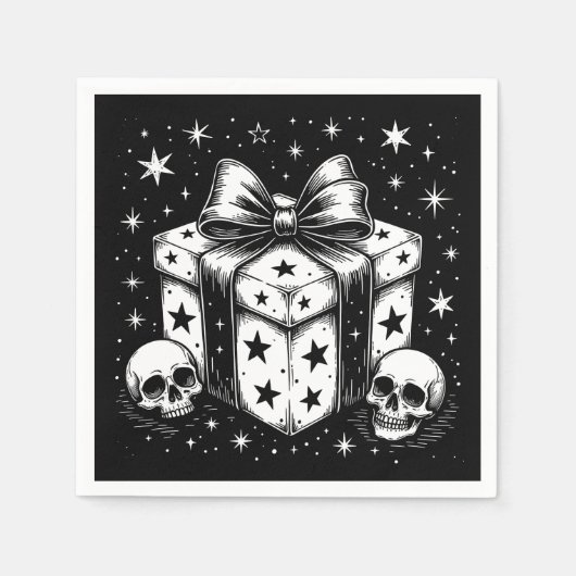 Serviette En Papier Cadeau effrayant (Devant)