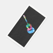 Serviette En Papier Cadeau Guitare Guitaristes (Coin)