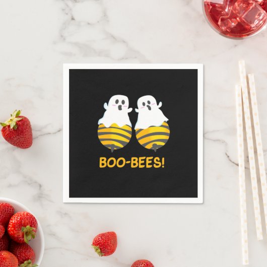 Serviette En Papier Cadeau Halloween | Boo Bees (En situation)