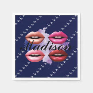Serviette En Papier Cadeau personnalisé pour femme de chambre, Mariage