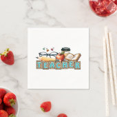 Serviette En Papier Cadeau pour Enseignant | Crayon Enseignant (En situation)