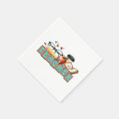 Serviette En Papier Cadeau pour Enseignant | Crayon Enseignant (Coin)