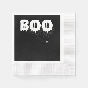 Serviette En Papier Cadeau Spider   Halloween Funny Effrayant Petit Ar