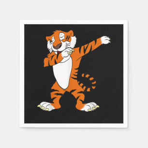 Serviette En Papier Cadeau Tiger   Dabbing mignon Tiger Animal Party