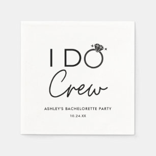 Serviette En Papier Cadeaux de fête de mariage pour l'équipe de mariée