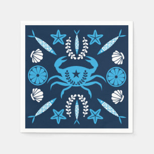 Serviette En Papier Cadeaux de fruits de mer