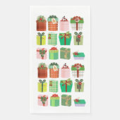 Serviette En Papier Cadeaux de Noël (Devant)