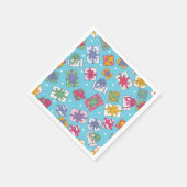 Serviette En Papier Cadeaux de Noël motif (Coin)