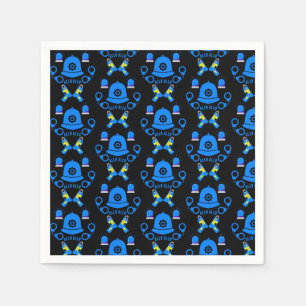 Serviette En Papier Cadeaux Et Accessoires De Police Britannique