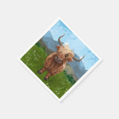 Serviette En Papier Cadeaux et accessoires de vache Highland (Coin)