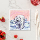 Serviette En Papier Cadeaux et accessoires d'ours polaire (En situation)
