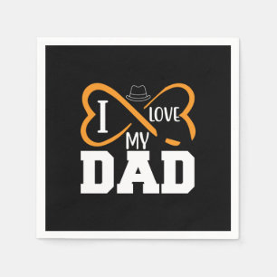 Serviette En Papier Cadeaux Papa J'aime mon papa