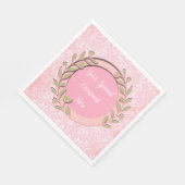 Serviette En Papier Cadre floral élégant : pour chaque occasion (Coin)