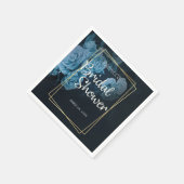 Serviette En Papier Cadre géométrique simple et chic (Coin)